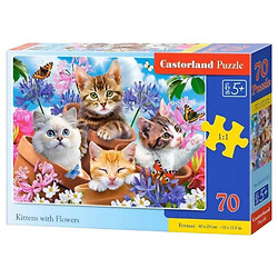 Пазли "Кошенята", 70 подітий., Castorland