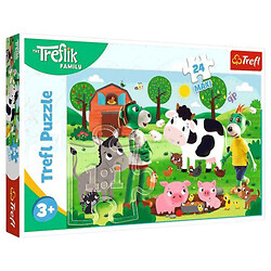 Пазлы MAXI "Семья трефлей", 24 элм, Trefl