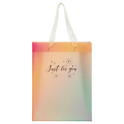 Пакет пластиковий подарочный "Just for you-4", 25х19 см, Axent
