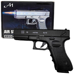 Пистолет с металлическими деталями, коробка 25x18x4,5 см, Mic