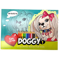 Раскраска "CUTE DOGGY 1", 210х297 мм, Art Studio Of Happiness