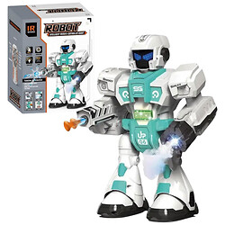 Робот на радіокеруванні, інтер-ний, батар., муз., світло, пара, стріляє, танцює кор. 24,5x13x19 см, 0457 toys