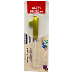 Свічка для торта "Цифра 1", Mic