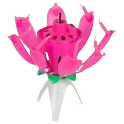 Свічка для торта музична "Квітка", Mic