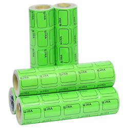 Цінник маленький 3, 0х2, 0 см "Ціна", з рамкою, 100 шт