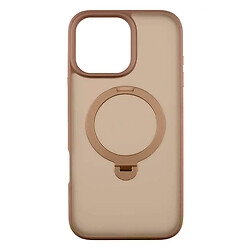 Чехол (накладка) Apple iPhone 16 Pro, Epik Metal Buttons HQ Ring, MagSafe, Rose Gold, Розовый
