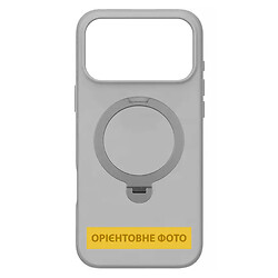 Чехол (накладка) Apple iPhone 17 Pro Max, Epik Metal Buttons HQ Ring, MagSafe, Серый