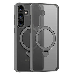 Чехол (накладка) Samsung Galaxy S25 Plus, Epik Metal Buttons HQ Ring, MagSafe, Серый