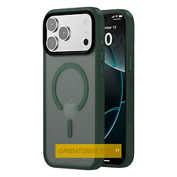 Чохол (накладка) Apple iPhone 17, Epik Metal Buttons Colorful, MagSafe, Зелений