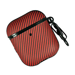 Чехол (накладка) Apple AirPods / AirPods 2, Carbon, Красный