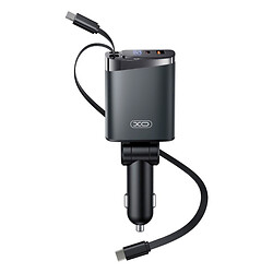 АЗУ XO CC71 Apple iPhone SE 2022 / iPhone 14 Pro Max / iPhone 14 Plus / iPhone 14 Pro / iPhone 14 / iPhone 13 Pro / iPhone 13 Mini / iPhone 13 / iPhone 13 Pro Max / iPhone 12 Mini / iPhone 12 Pro Max / iPhone 12 Pro, Lightning, З кабелем, Сірий