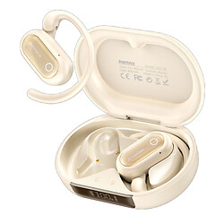 Bluetooth-гарнитура Remax OWS-05, Стерео, Бежевый