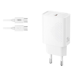 СЗУ XO L160, С кабелем, Type-C, Белый