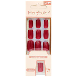 Набір нігтів накладних однотонних в асортименті