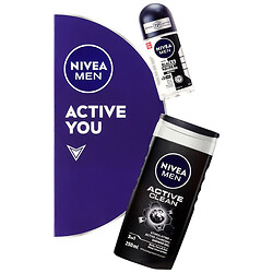 Набір подарунковий чоловічий NIVEA ACTIVE YOU: гель для душу, антиперспірант