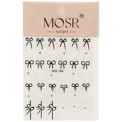 Наклейки для нігтів Бантики в асортименті