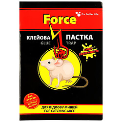 Ловушка для отлова мышей клеевая Force