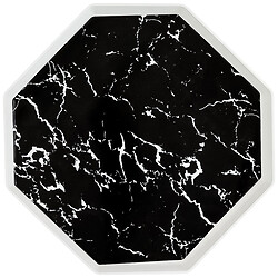 Поднос пластиковый фигурный Мрамор 28х28 см