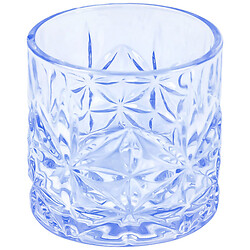 Стакан стеклянный цветной с резьбой 300 мл