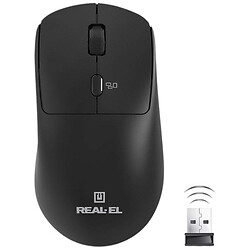 Миша REAL-EL RM-317W, Чорний