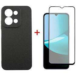 Чехол (накладка) Xiaomi Poco C85 / Redmi 15C, Dengos Carbon, Черный