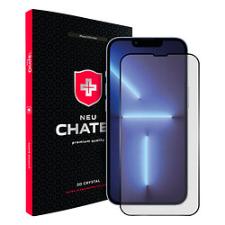 Захисне скло Apple iPhone 16 Pro, NEU Chatel Corning, Чорний