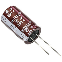 Конденсатор электролитический выводной 68uF 160V EFL 13x20mm (EFL680M2CB-Hitano)