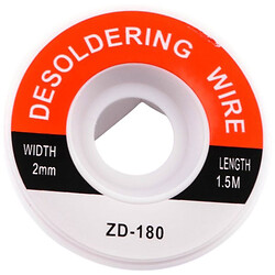 Впитывающая лента для очистки от припоя ZD-180, 2.0 мм.