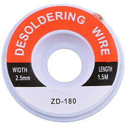 Впитывающая лента для очистки от припоя ZD-180, 2.5 мм.