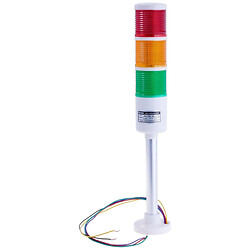 Індикатор світлофора зі звуком, 12-24VDC, 345mm