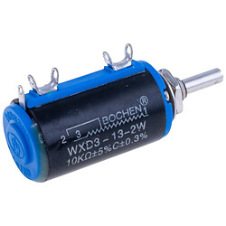 Многооборотный потенциометр проводной 10 kOhm, WXD3-13-2W-10K Ohm