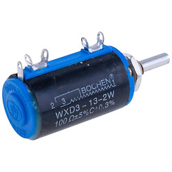 Багатооборотний потенціометр провідний 100 Ohm, WXD3-13-2W-100 Ohm