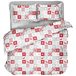 Комплект постельного белья полиэфир DAISY "Новогодний", двуспальный