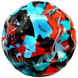 Мячик-прыгунец детский с разноцветными кратерами, d=7 см