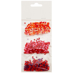 Набор бисера для рукоделия цветной микс, 3 мм, 30 г