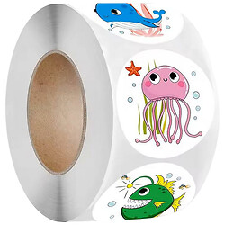 Наклейки детские на бобине в ассортименте