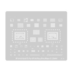 BGA-трафарет Yaxun YX-250 Apple iPhone 14 Pro / iPhone 14 Pro Max