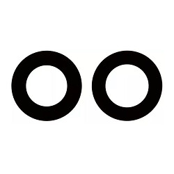 Стекло на камеру Apple iPhone 15 / iPhone 15 Plus, Черный