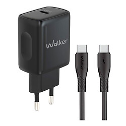 СЗУ Walker WH-64, С кабелем, Type-C, Черный
