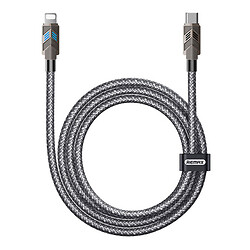 USB кабель Remax CB05 Bumblebee Apple iPhone SE 2022 / iPhone 14 Pro Max / iPhone 14 Plus / iPhone 14 Pro / iPhone 14 / iPhone 13 Pro / iPhone 13 Mini / iPhone 13 / iPhone 13 Pro Max / iPhone 12 Mini / iPhone 12 Pro Max, Lightning, 1.2 м., Чорний