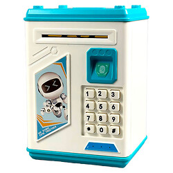 Сейф-скарбничка Robot №906, Бірюзовий