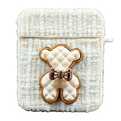 Чехол (накладка) Apple AirPods 3, Bears, Белый