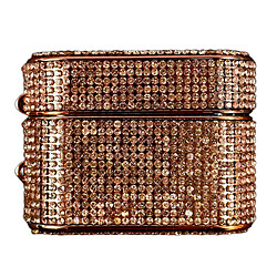 Чехол (накладка) Apple AirPods 4, Luxury Sparkling Diamond, Бронзовый