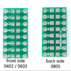 Макетна плата - адаптер MAKET-PCB-0402-0603-0805-DIP