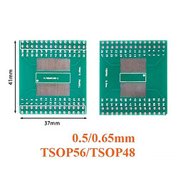Макетна плата - адаптер MAKET-PCB-TSOP48-TSOP56-0.5-0.65