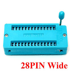 Макетна плата - адаптер ZIF IC Socket 28pin Wide
