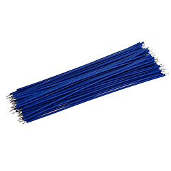 Провод соединительный Провод-перемичка 200мм 24AWG Синій - 100 шт