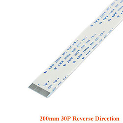 Шлейф плоский з кроком 0.5 мм FFC-0.5-200mm-30P-RD