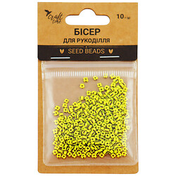 Бісер для рукоділля Craft time смугастий мікс 10 г