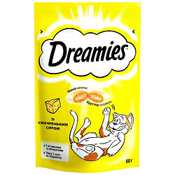 Лакомство для кошек DREAMIES со вкусом сыра 60 г